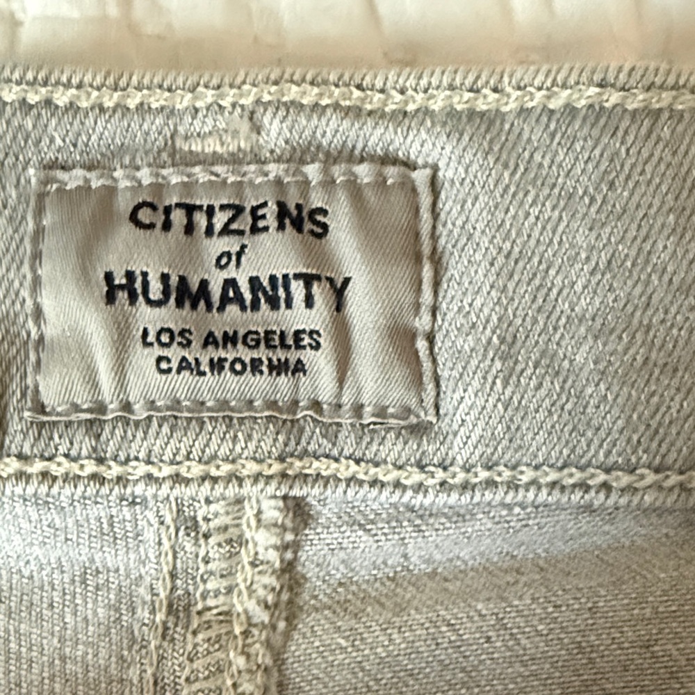 Citizens Of Humanity Light Gray Denim skinny - Picture 2 of 3